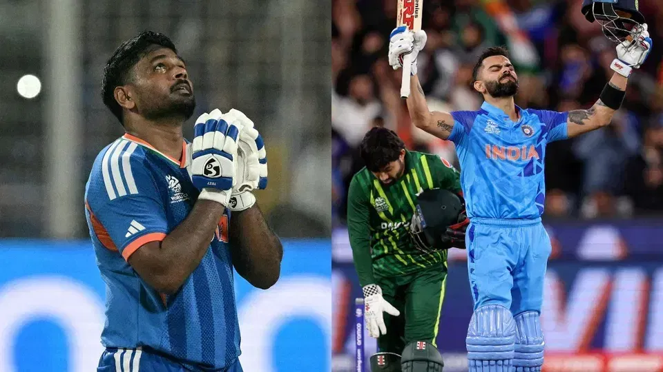 Sanju Samson’s 97* vs West Indies Given Virat Kohli’s 82* vs Pakistan Status